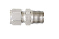 304SS 1/8" O.D Tube Fitting x 1/4" BSPP Male Connector - FIT18T14BSPP