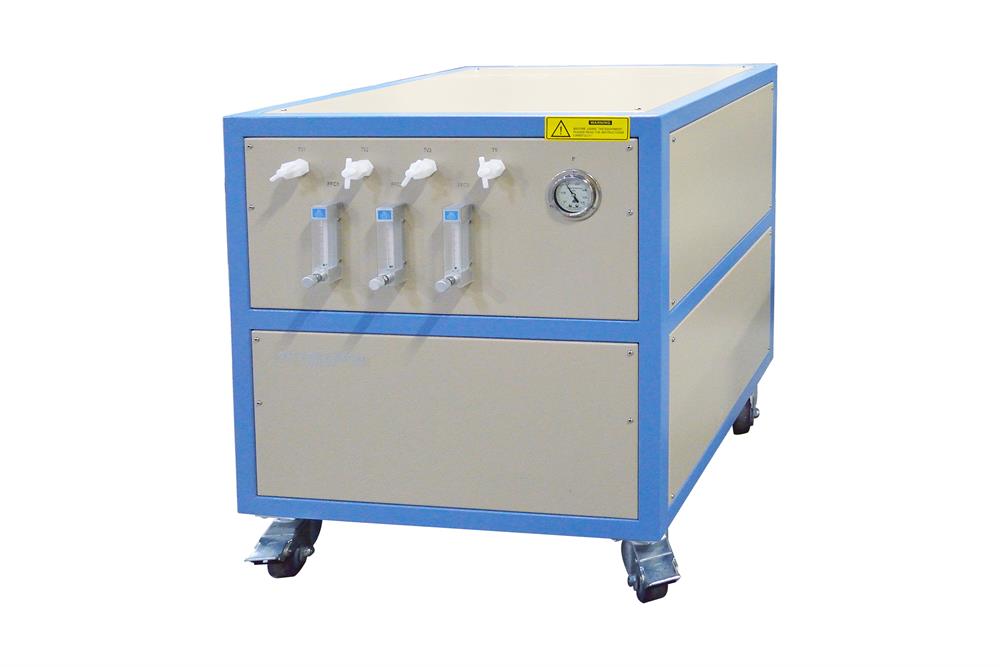 Anti-Corrosion Three Channel Gas Mixing Control Station Made of PTFE Parts - GSL-3F-PTFE