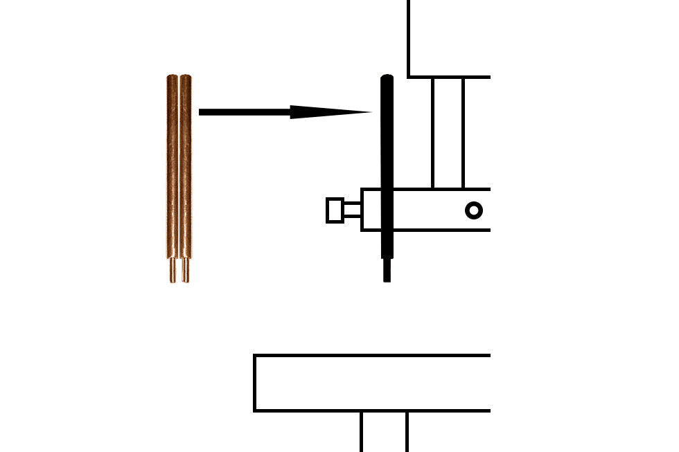 Copper Welding Electrodes for Spot Welder Machine - EQ-LiB-AWE