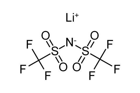LiTFSI (lithium bis-trifluoromethanesulfonimide- C2F6LiNO4S2 ) Powder, 20g, 100g/bottle - Lib-LiTFSI