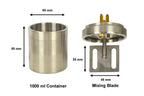 100ml Stainless Steel Mixing Container for Desk-Top Variable Speed Vacuum Mixer SFM7 - MC-A1