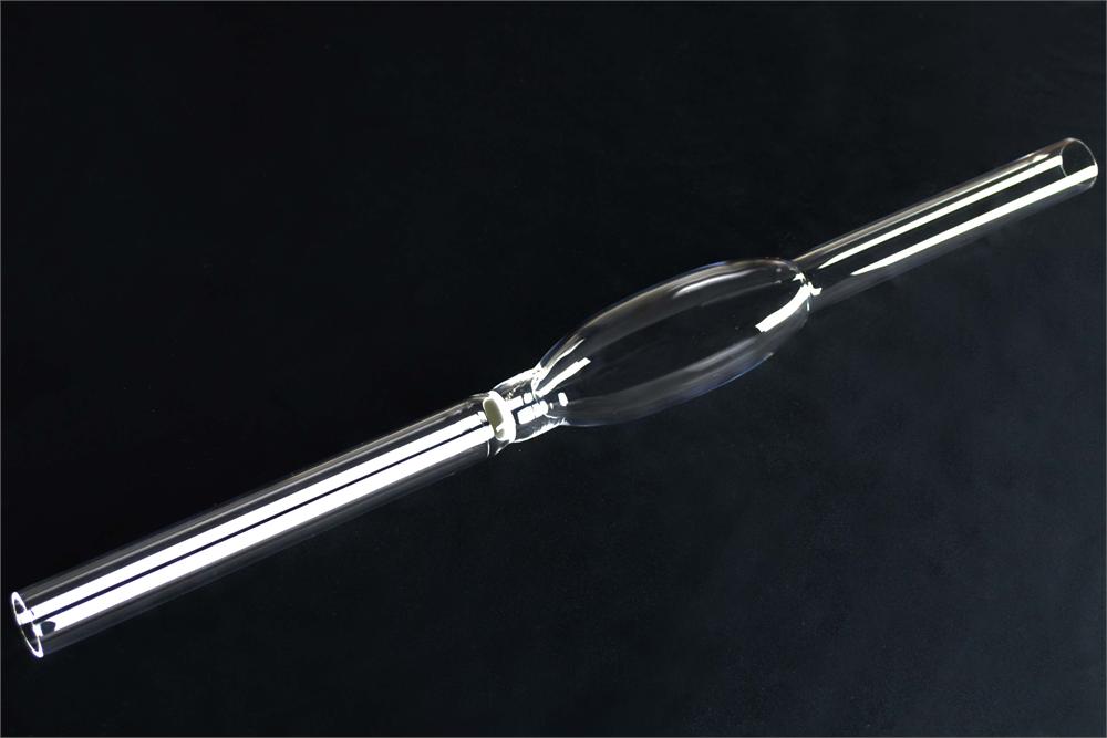 Quartz Tube: Both Ends: 25 OD x 22 ID and Central: 50mm O.D, 44mm I.D with 533mm Length for DIY Tube Furnace -  TQ25FB