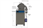 1400°C Cold-wall High Vacuum Chamber Furnace (Ø100×120 mm) HVF-1200X-CW