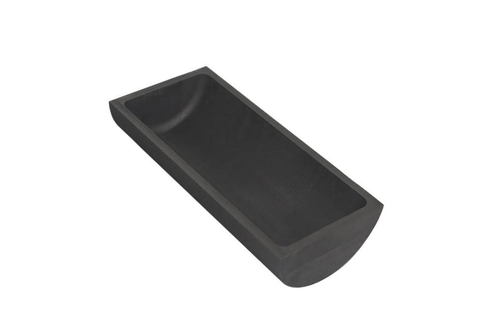 Semi-Circle Graphite Crucible for Containing Samples in Tube Furnaces