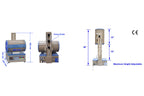1100°C Vertical Furnace for DIY Tubular Reactor (2" Dia.) w/ Controller - GSL-1100X-NV