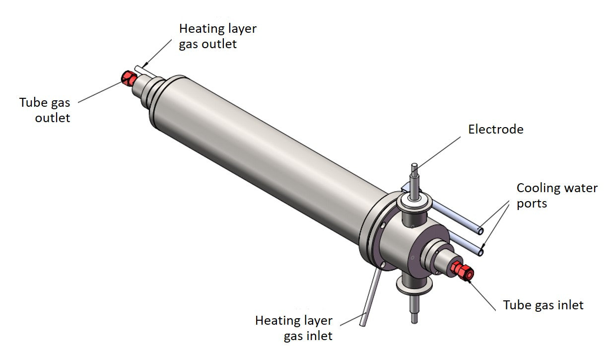 1100℃ Max. 100mm O.D Tube Furnace for High Magnetic Field - GSL-1200X-MH100