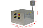 1100C Hydrogen Gas Tube Furnace with 5" Quartz Tube with H2 Detecting System - OTF-1200X-S5-H2
