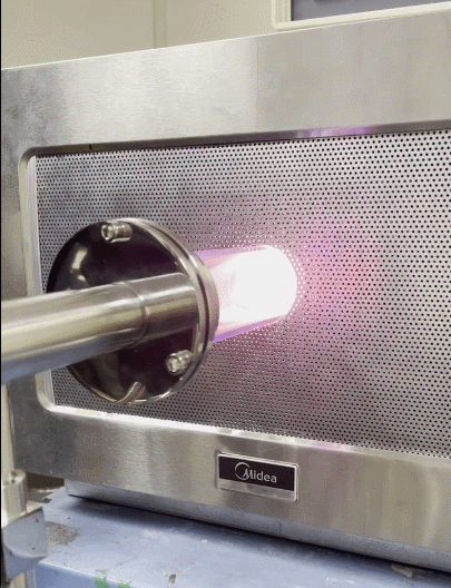 1200°C Microwave Plasma Assisted CVD Rotary Furnace w/ 2" Tube - GSL-1200R-MWPE