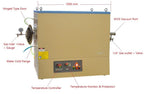 8.5" Quartz Tube Furnace with Water Cooling Flanges (1100C , 24" heating zone) - GSL1100X8