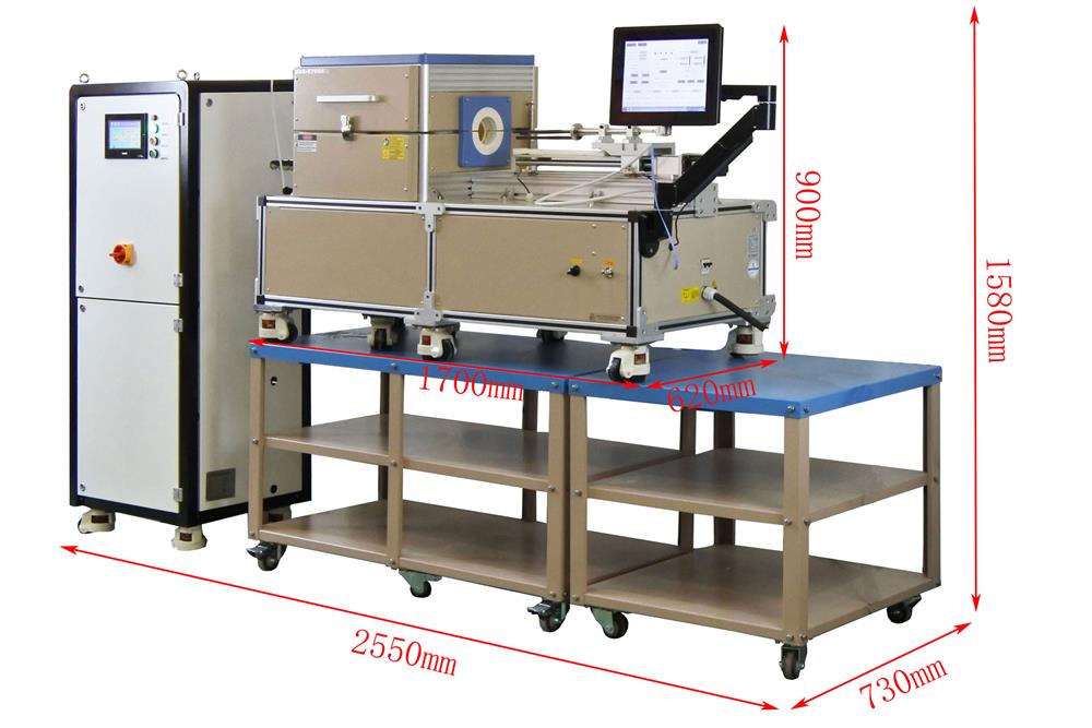 1650°C  Reculating Steam Corrosion and Thermal shock Testing Furnace GSL-1700X-80CVD