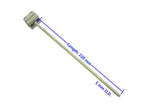 Thermocouple: B type (Pt-Rh to Pt-Rh) 9 1/4" Length with Alumina sheath (Up to 1700C) - IH25TCB