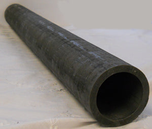 High Purity Graphite Tube: 2.5"OD x 2" ID x 48" L (63.5ODx50IDx1168L, mm), - TG-60D-46L
