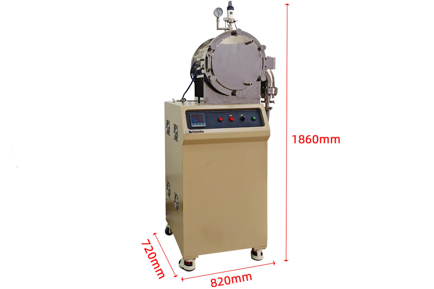 1400°C Cold-wall High Vacuum Chamber Furnace (Ø100×120 mm) HVF-1200X-CW
