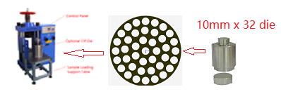 100T Motorized Hydraulic Press with Digital Display - YLJ-100E