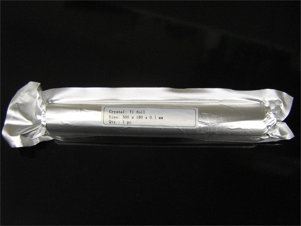 Vanadium Foil (V) Foil: L100 mm x W50 mm x T0.25 mm - MF-V-Foil-100L-0.25T