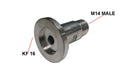 Adapter KF-16 to Thread Size Fitting (To Welch Vacuum Pumps) - KF16
