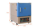 1050°C Anti-Corrosive Muffle Furnace with Ceramic Chamber (12" x 8" x 5", 7.2L) - KSL1000X