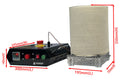 1250 ºC Compact Vertical Box  Furnace for Using inside of Glovebox-KSL-1250X-SV-CT