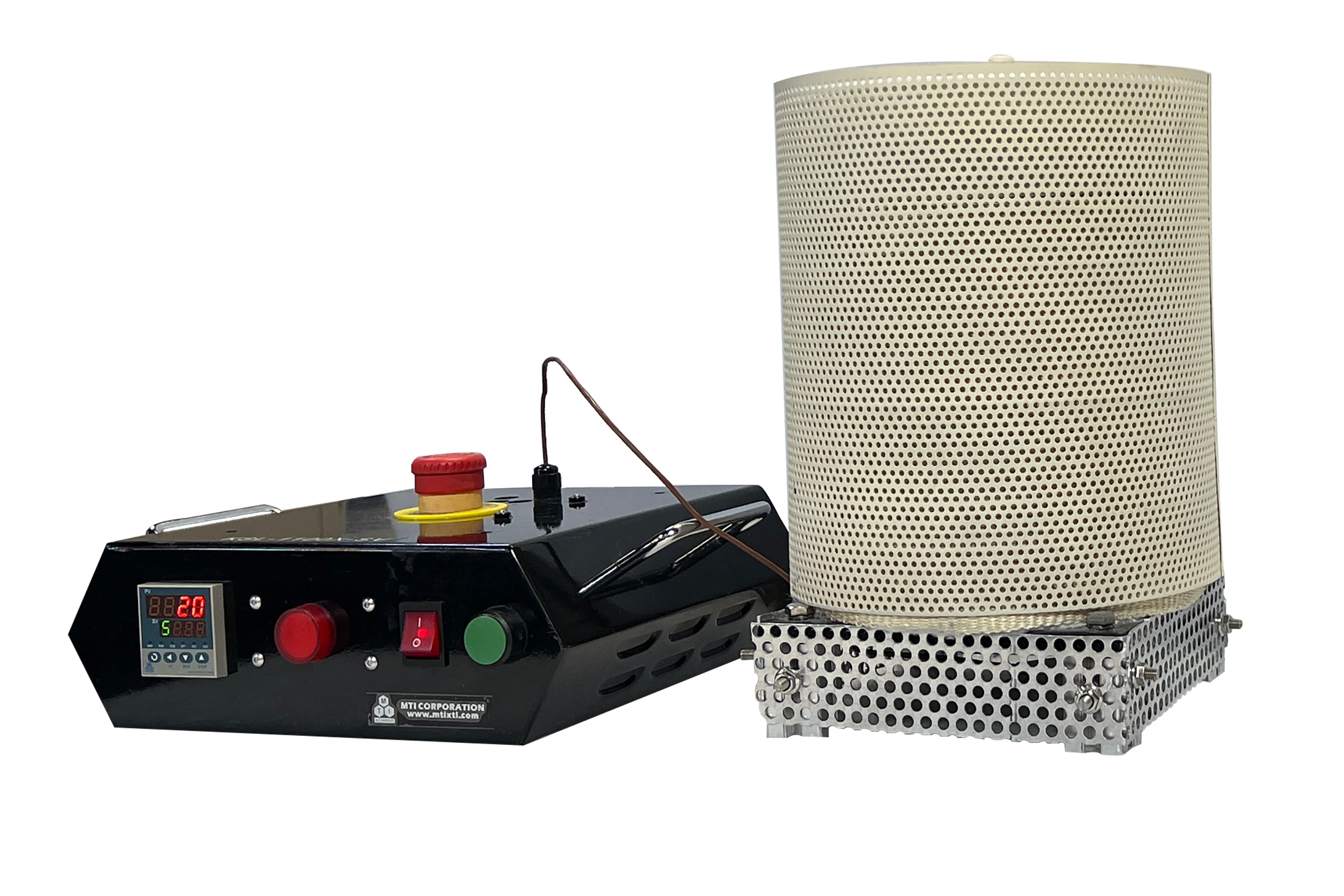 1250 ºC Compact Vertical Box  Furnace for Using inside of Glovebox-KSL-1250X-SV-CT