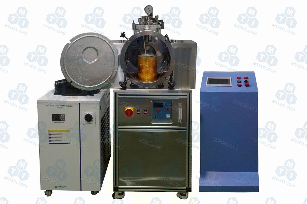 1400ºC Max Vacuum and Atmosphere Controlled Microwave Crucible Furnace - KSL-VMW-1400