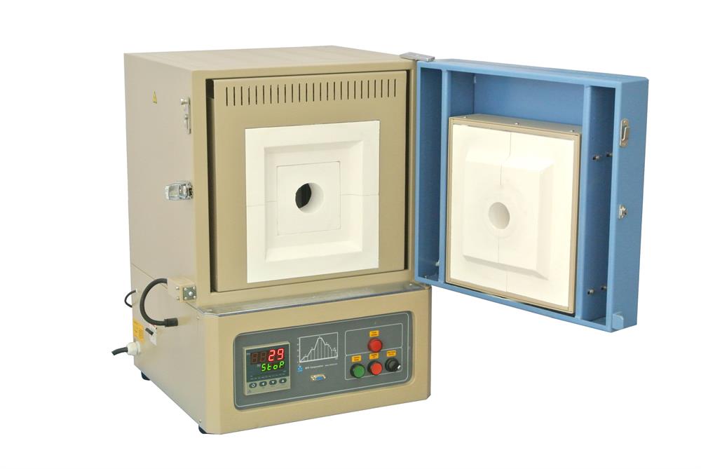 1700C Bench-Top Muffle Furnace (6"x6"x6", 3.6L) with Observation Window - KSL-1700X-W