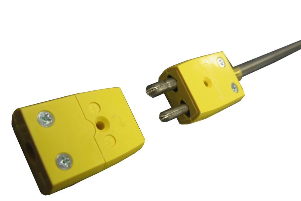 Thermocouple: K type 1/4"OD x 36" L with Alloy sheath and Male Plug for Calibration - TCK36S