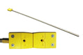 Thermocouple: K type 3mm OD x 18" L with Alloy Sheath and Standard Male Plug for Calibration - TCK18S3