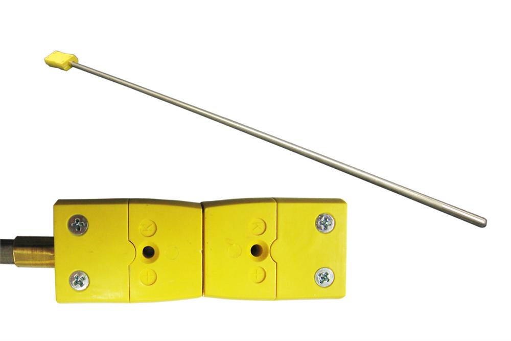 Thermocouple: K type 1/4"OD x 36" L with Alloy sheath and Male Plug for Calibration - TCK36S