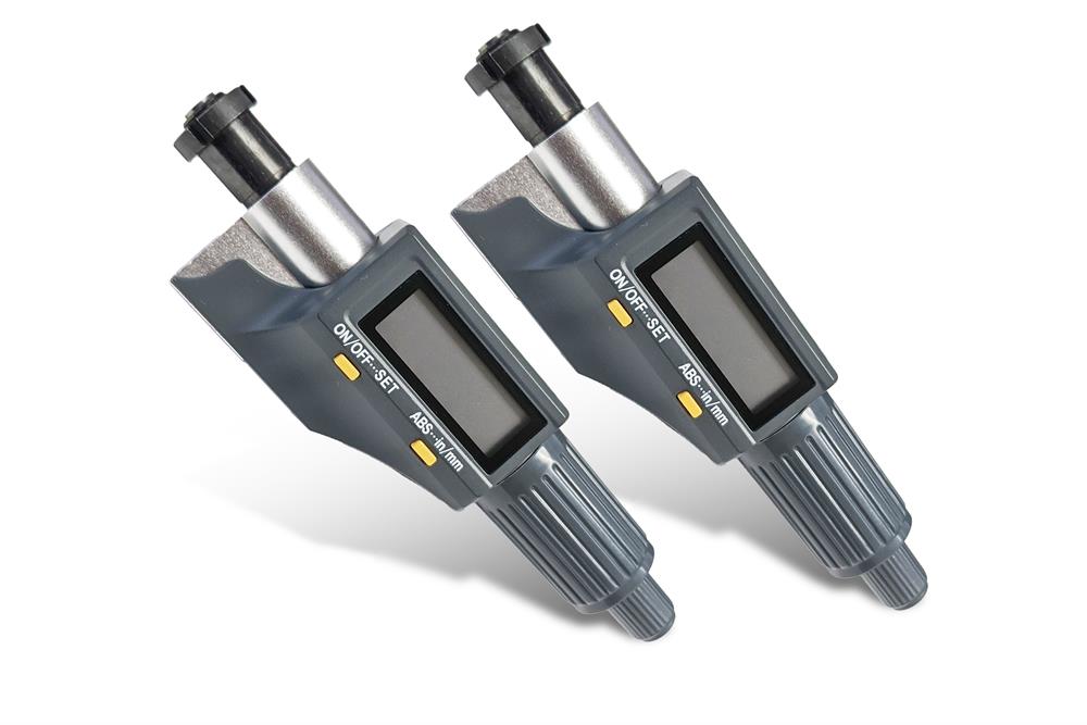 A Pair of Digital Micrometer Head 1" Travel 0.003 mm Accuracy for MTI Film Applicator - MHD25F
