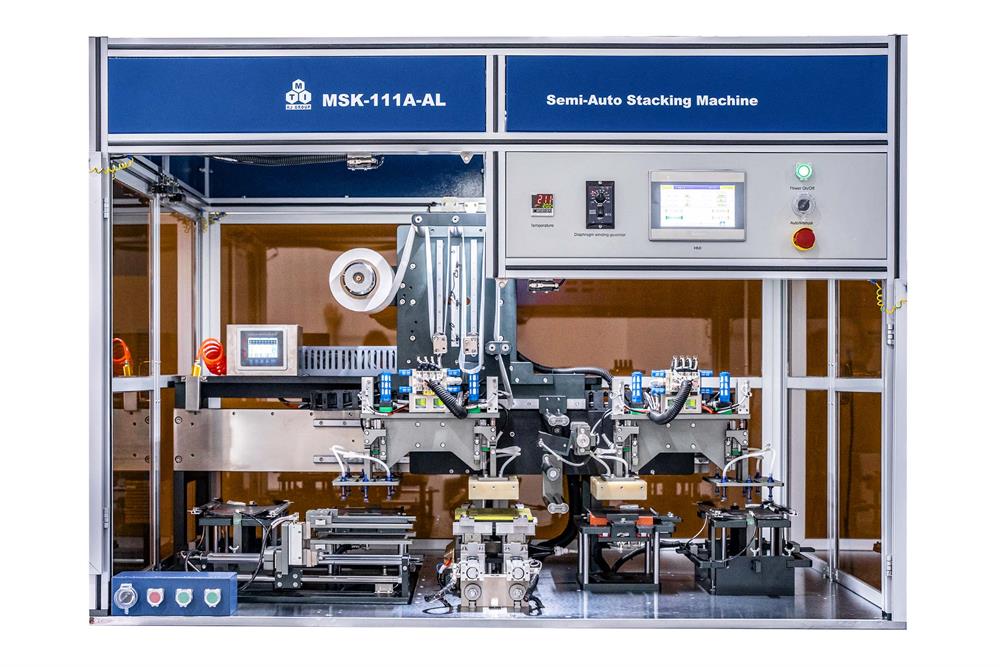 Semi-Auto Large Stacking Machine for Prismatic and Pouch Cells up to 200x150 mm - MSK-111A-AL