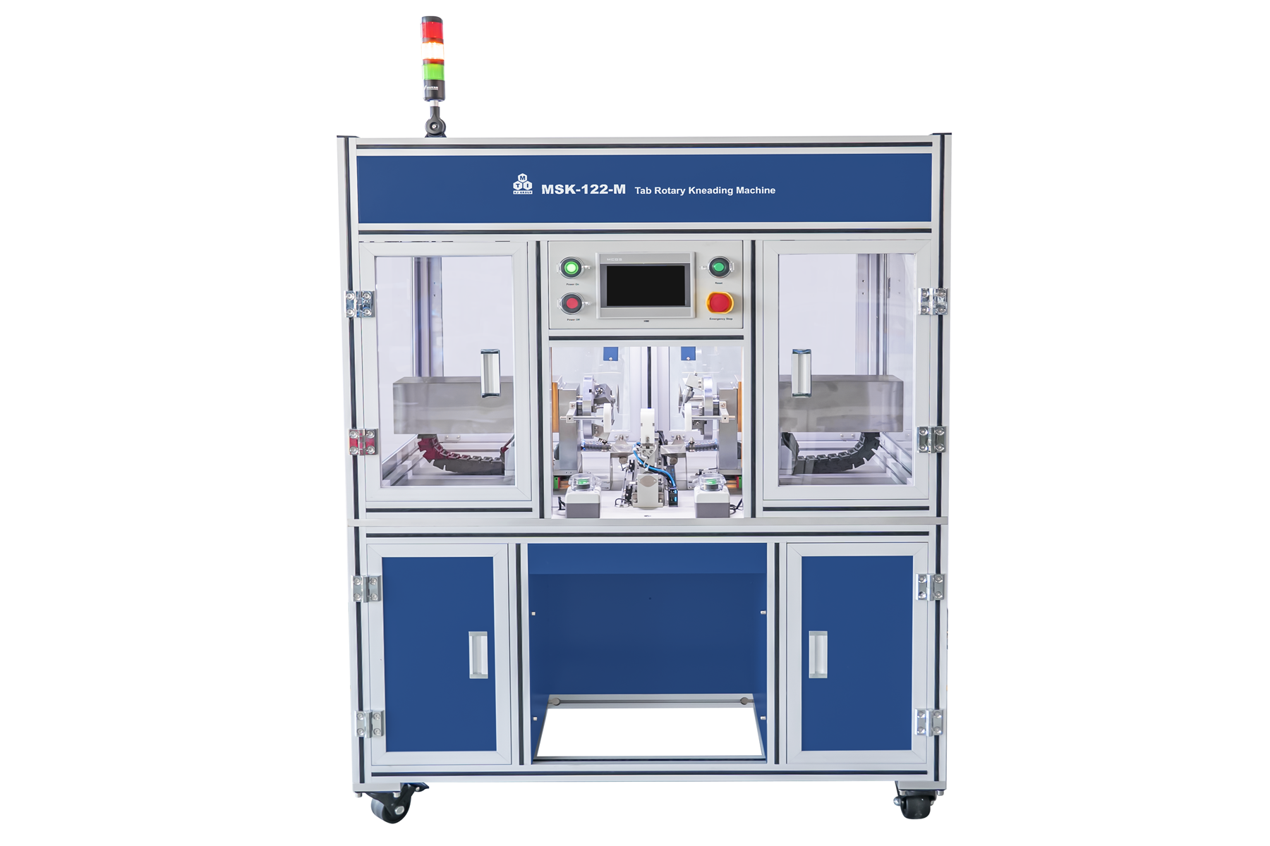 Mechanical Kneading Machine for Large Cylindrical Cells with Tabless Structures (L: 65-150 mm,  D: Φ18-Φ60mm) - MSK-122-M