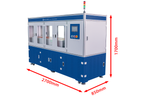 Horizontal 64-Channel Hot Press Machine (Max. 170*120 mm, Dual-Side Tabs) for Pouch Cell SEI Formation - MSK-131-HMT64