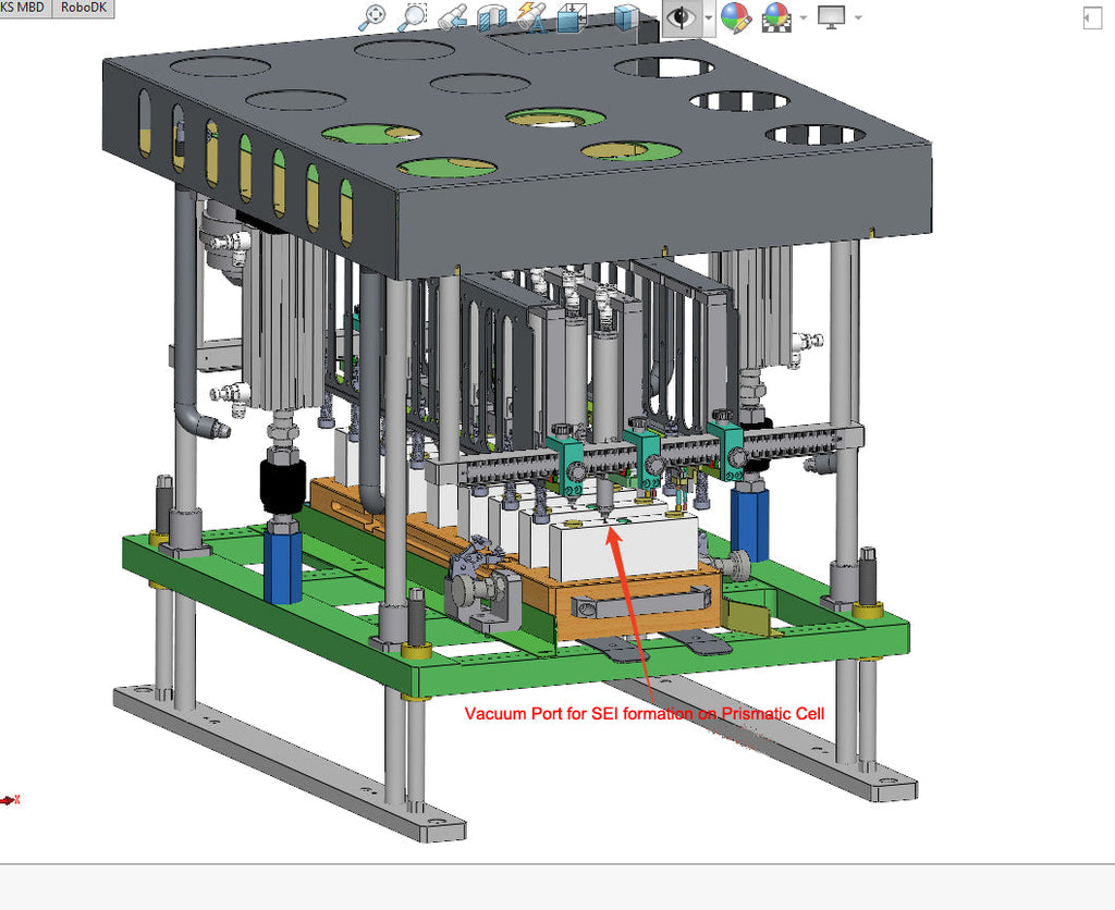 8-Channel Vacuum SEI Formation Machine for Prismatic Cells - MSK-131-SM8