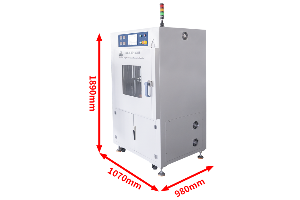 8-Channel Vacuum SEI Formation Machine for Prismatic Cells - MSK-131-SM8