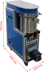 5L Slurry Feeder with Peristaltic Pump for R2R Blade & Microgravure Coating-MSK-156-E