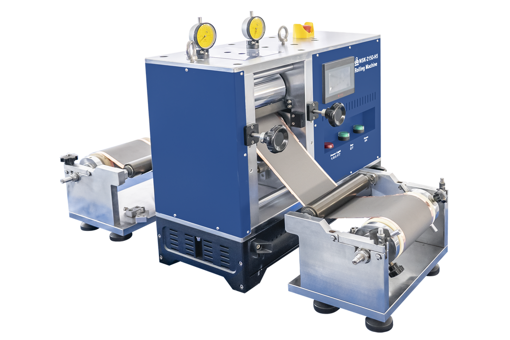 5T Max. R2R Pressure-Controlled Cold Rolling Press (6" Width), Glovebox Compatible - MSK-2150-H5-R2R