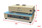 120°C Max. Film Coater w/ Vacuum Bed (12"Wx24"L) and Rapid Infrared Heating Cover & 250mm Doctor Blade-MSK-AFA-IIVCIR