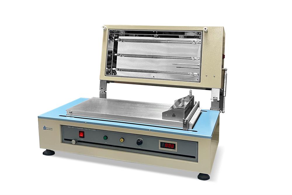 120°C Max. Film Coater w/ Vacuum Bed (12"Wx24"L) and Rapid Infrared Heating Cover & 250mm Doctor Blade-MSK-AFA-IIVCIR