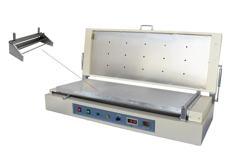 350 mm Width Tape Casting Sheet Coater (14Wx40L) w/ 120°C Vac. Bed & Doctor Blade-MSK-AFA-L1000