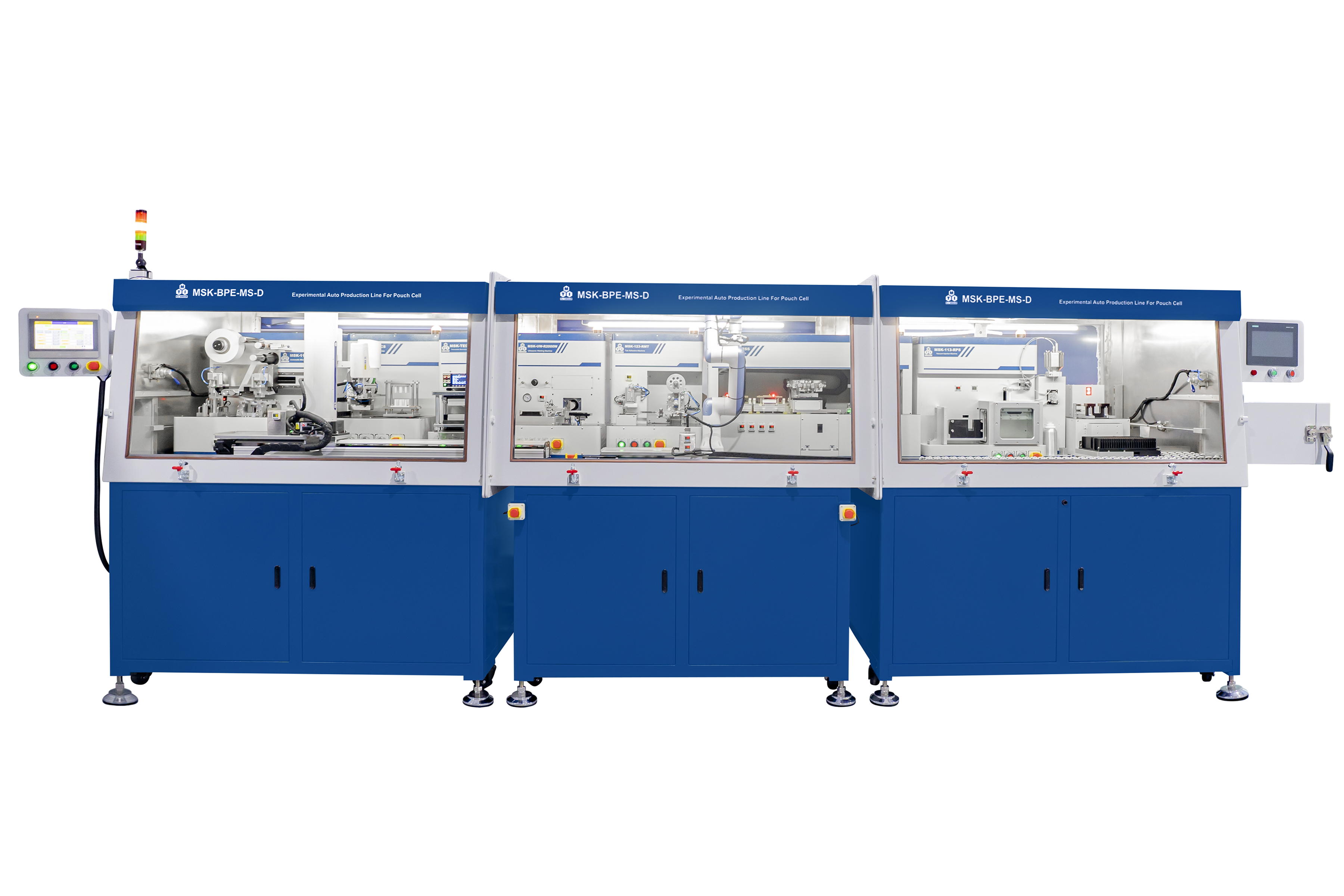 Lab-Scale Automatic Multiple-Layers Pouch Cell Assemble Line for Battery R&D - MSK-BPE-MS