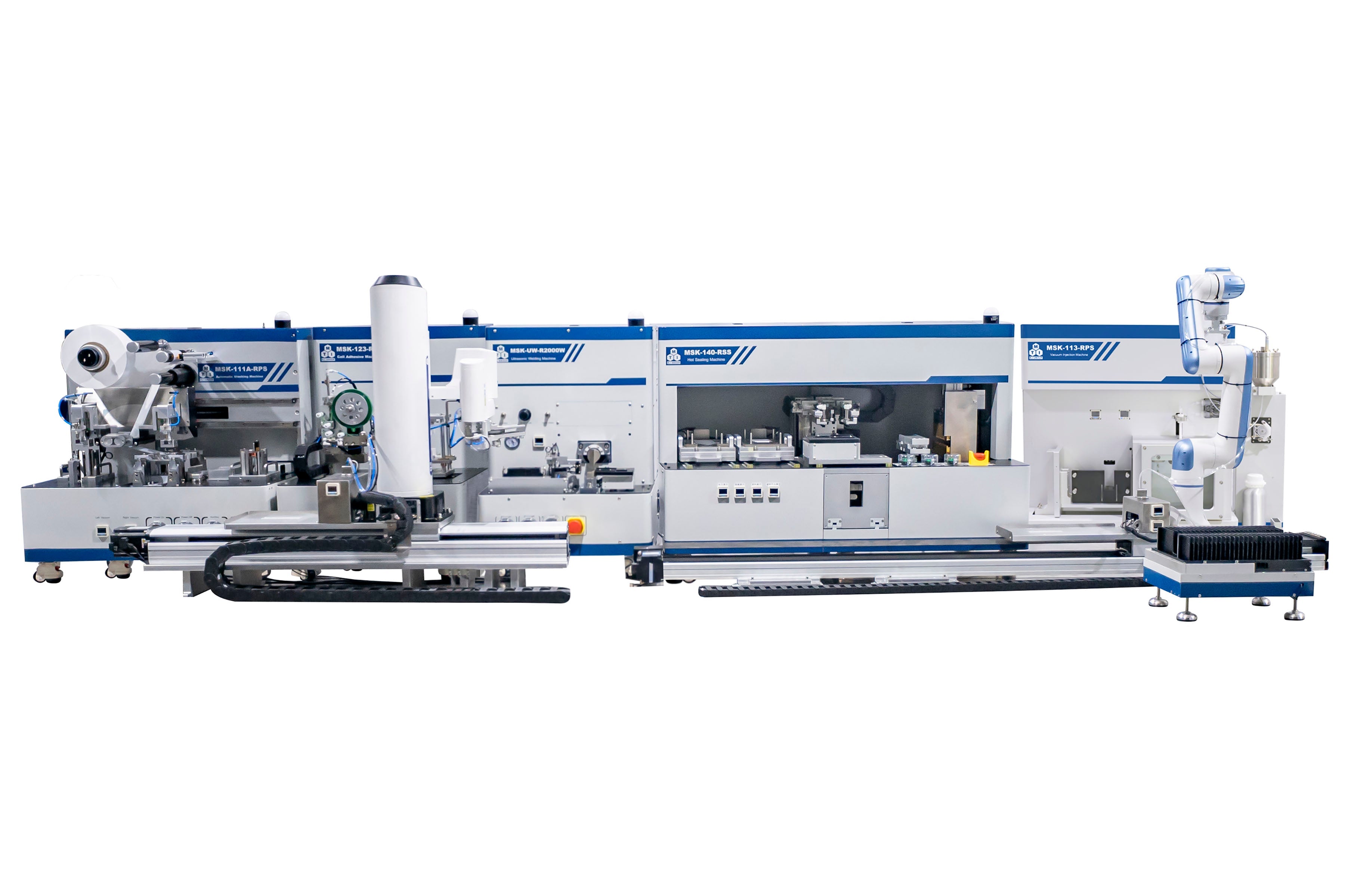 Lab-Scale Automatic Multiple-Layers Pouch Cell Assemble Line for Battery R&D - MSK-BPE-MS