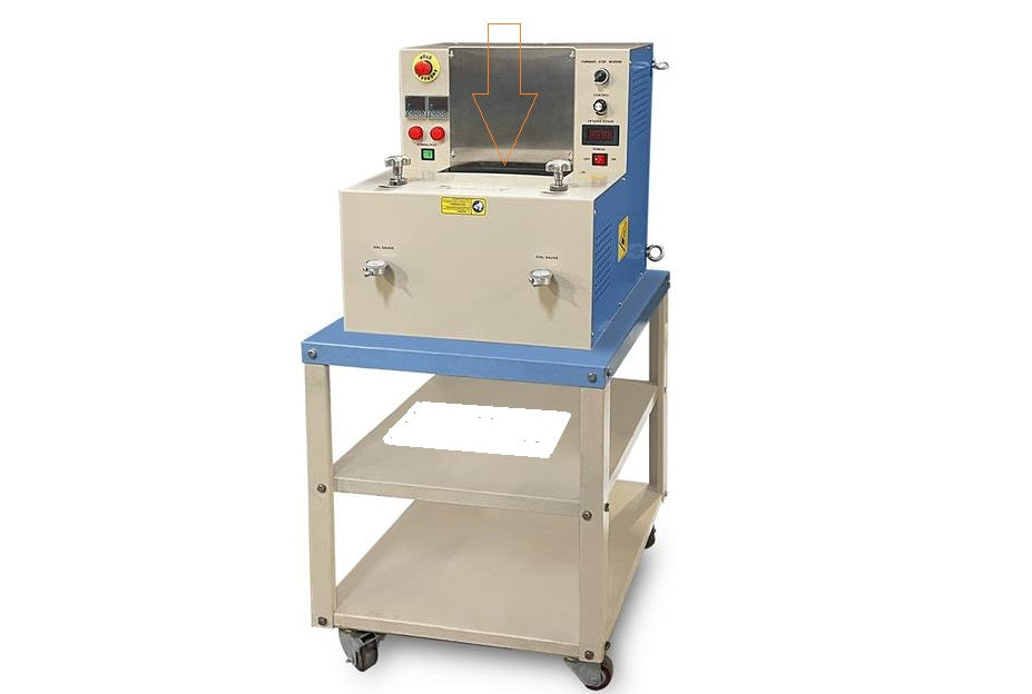 110°C Hot Rolling Press (8"D x10"W) w/ Dual Temp Controller (Ar Gas Compatible) - MSK-HRP-03D