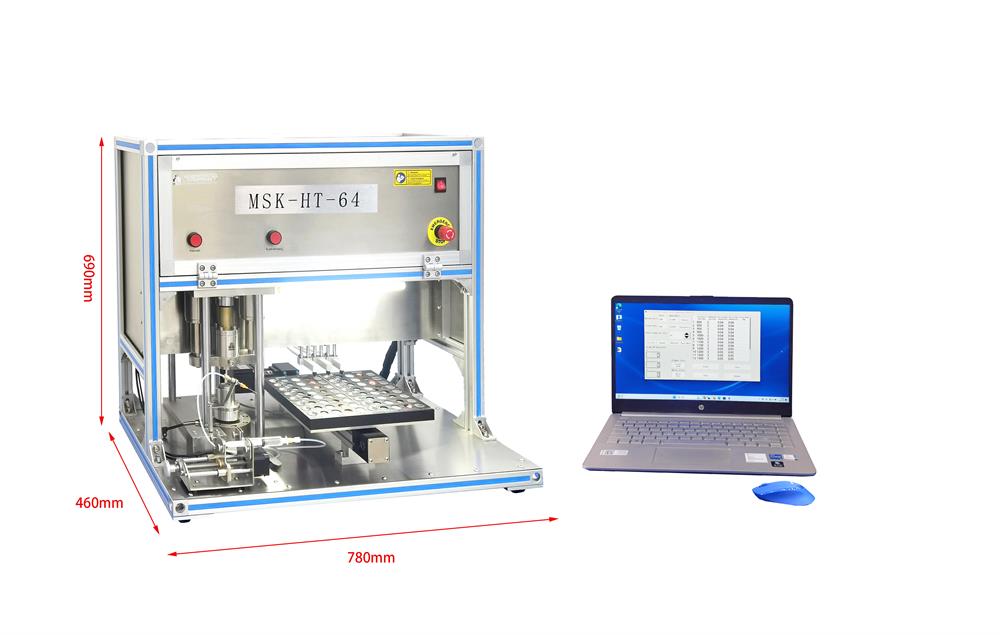 16 Channels High Throughput Coin Cell Crimping Machine (Ar Gas Glovebox Compatible ) - MSK-HT-64
