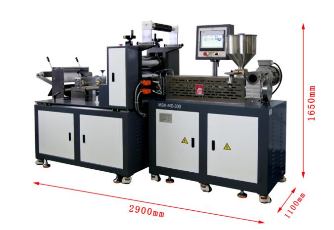 Lab Scale Roll to Roll Melt Extrusion Machine (300°C Max.) for Preparing Polymer Membrane - MSK-ME-300