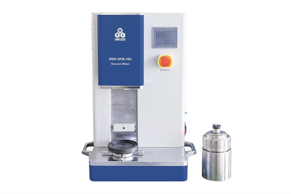 Dual-Shaft Planetary Vacuum Mixer with High Speed (300-1500RPM, 50-1000ml) - MSK-SFM-16HS