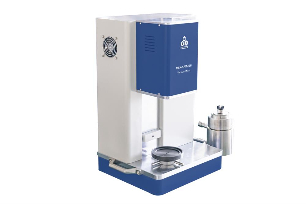 Dual-Shaft Planetary Vacuum Mixer with High Speed (300-1500RPM, 50-1000ml) - MSK-SFM-16HS
