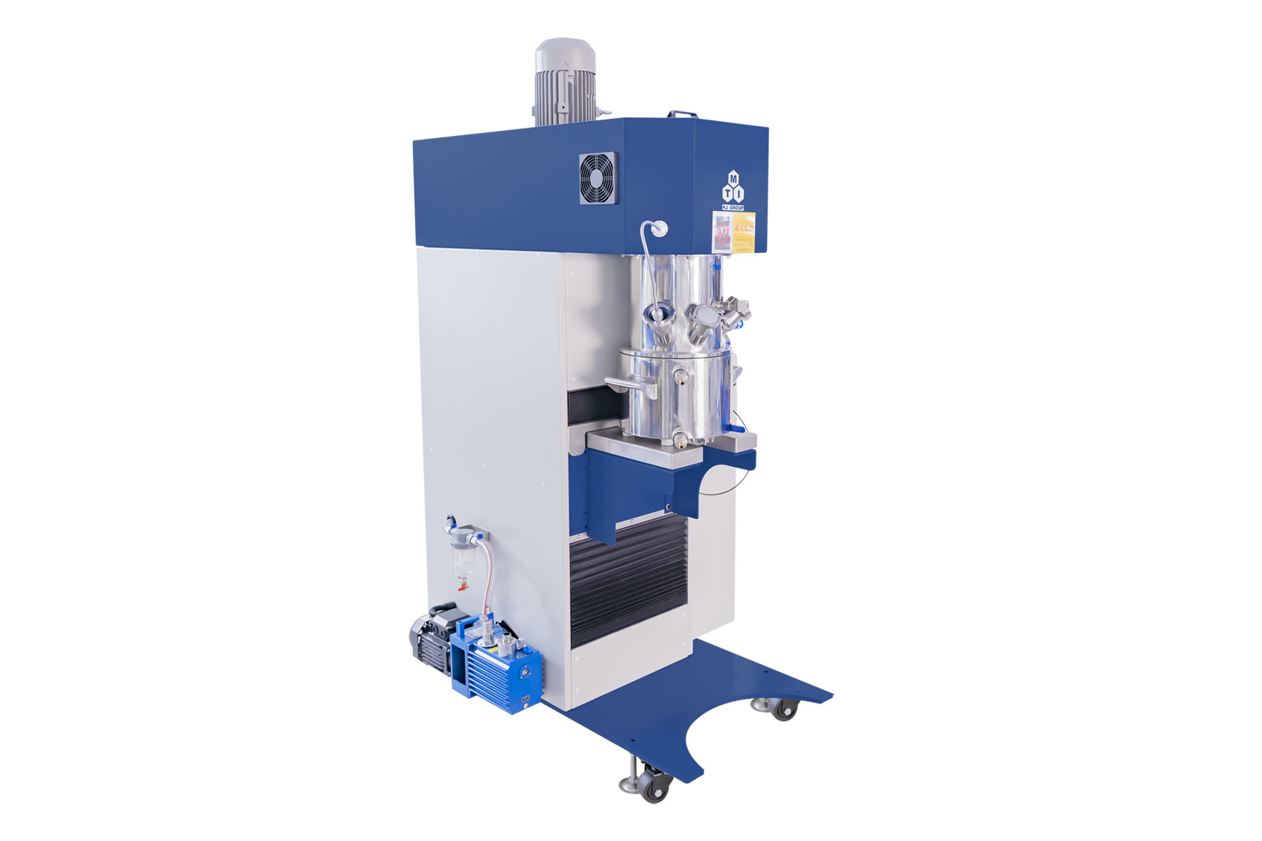 5 Liter Four-Shaft Planetary Vacuum Mixer with Vacuum Pump & Water Chiller - MSK-SFM-9-5L