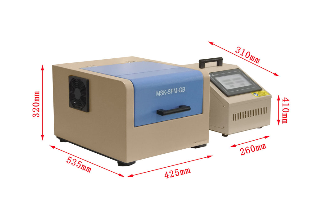 Programmable Planetary Ball Mill w/ Control Unit (4x100ml jar , Ar Gas Compatible) - MSKSFMGB
