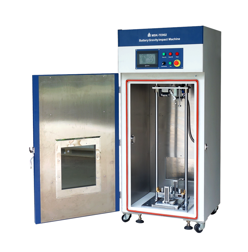 Free Fall Tester with Vacuum Chuck & Remote Control for Lithium Battery Pack ( IEC 62133) - MSK-TE908-UL