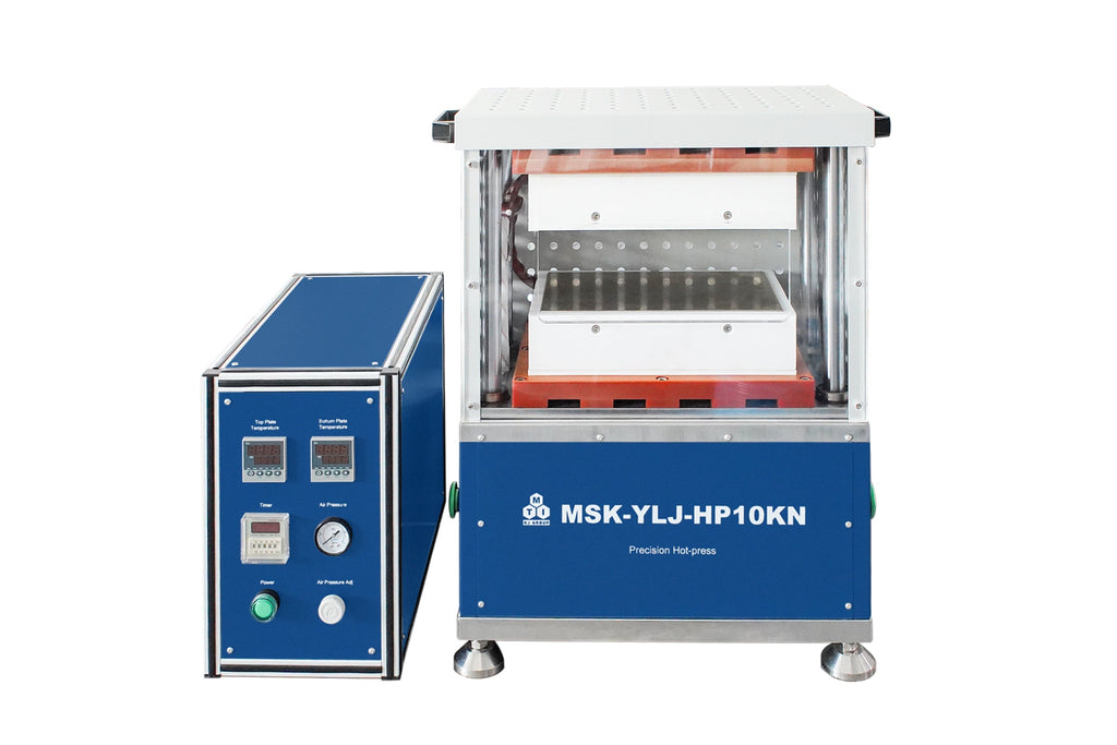 10KN Hot-Press (260x160 mm ) for Pouch Cell SEI Formation, 150C Max. - YLJHP10KN